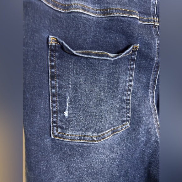 Spanx Women’s Distressed Jean Denim Jeggings Leggings MEDIUM - Picture 11 of 16